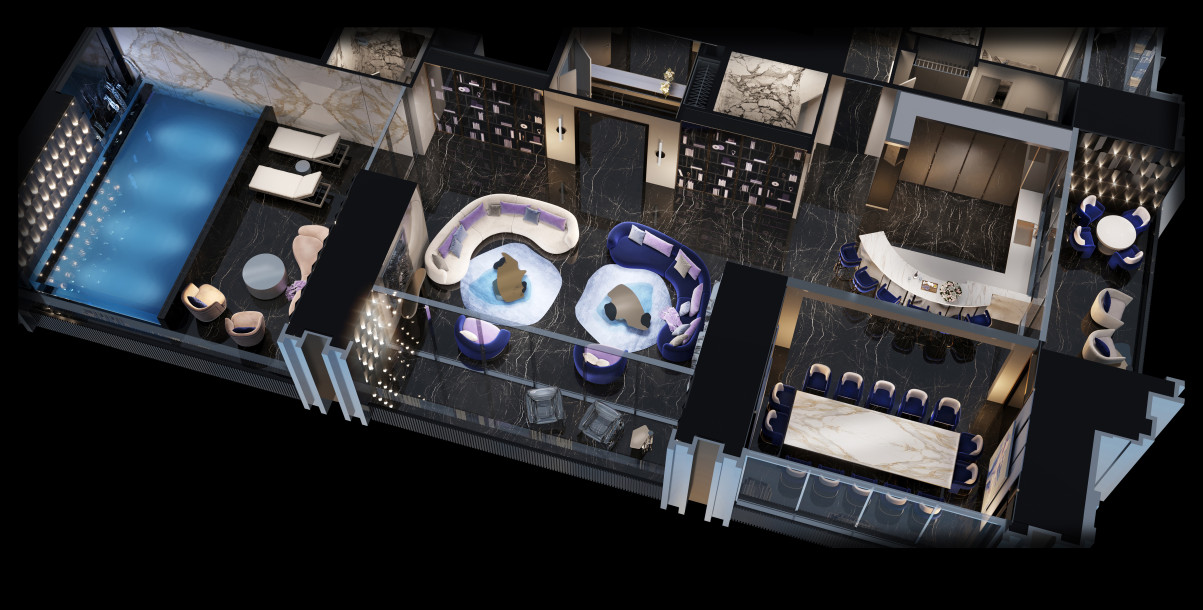4 bedrooms Half Floor - 2 Maids - 2 Studies- 2 Swimming Pools - 2 Terraces - 65-100% ROI-16