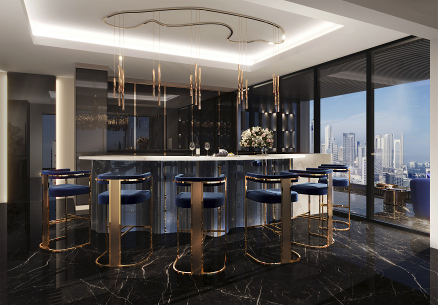 4 bedrooms Half Floor - 2 Maids - 2 Studies- 2 Swimming Pools - 2 Terraces - 65-100% ROI-10