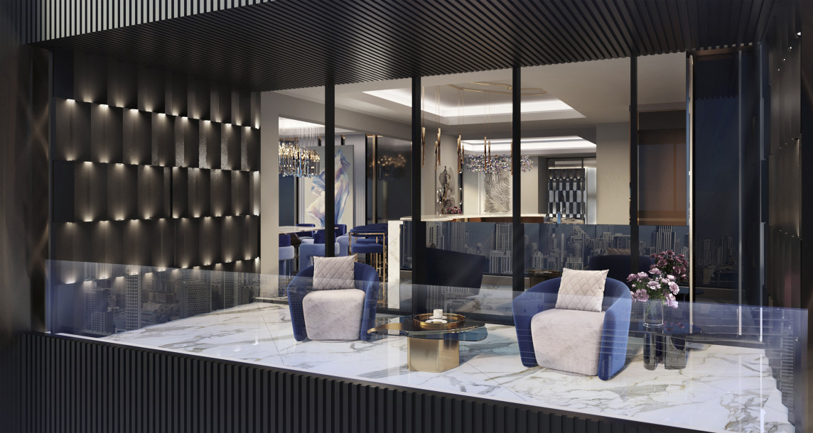 4 bedrooms Half Floor - 2 Maids - 2 Studies- 2 Swimming Pools - 2 Terraces - 65-100% ROI-9