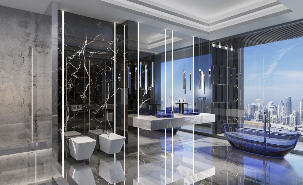 4 bedrooms Half Floor - 2 Maids - 2 Studies- 2 Swimming Pools - 2 Terraces - 65-100% ROI-6