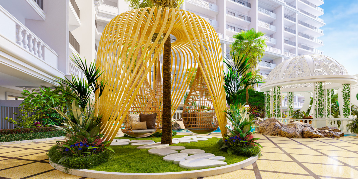 ULTRA LUXURY | DELUXE 2 BHK WITH POOL APARTMENT | 8 YEARS PAYMENT PLAN T | AMAZING VIEW-28