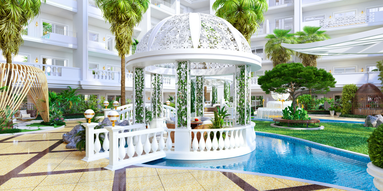 ULTRA LUXURY | DELUXE 2 BHK WITH POOL APARTMENT | 8 YEARS PAYMENT PLAN T | AMAZING VIEW-21