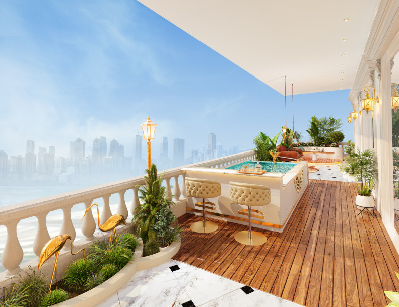 ULTRA LUXURY | DELUXE 3 BHK WITH POOL APARTMENT OFFERING THE FINEST AMENITIES I AMAZING VIEW-12